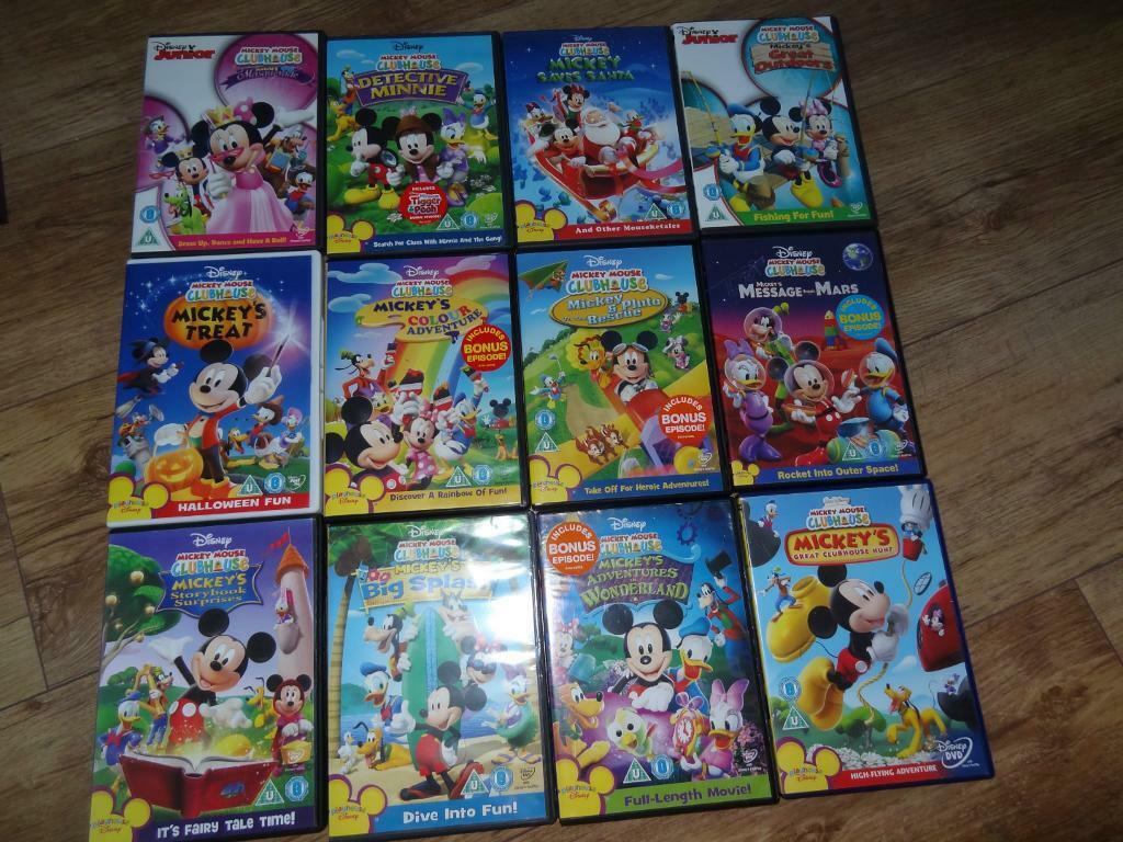 Mickey Mouse Clubhouse DVD Lot